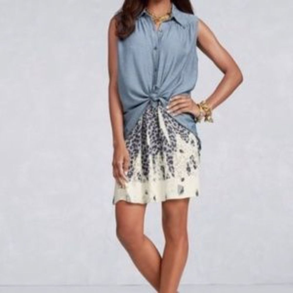 Cabi 401 Skin Print Skirt Size S